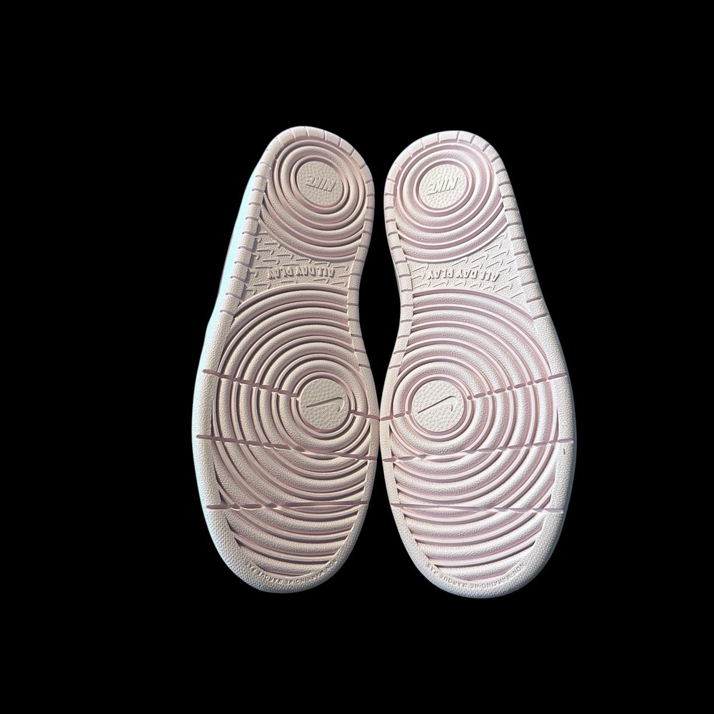 Nike Court Borough Low 2 (GS) 6.5Y/8W White w/Pink & Beetroot - Picture 8 of 8